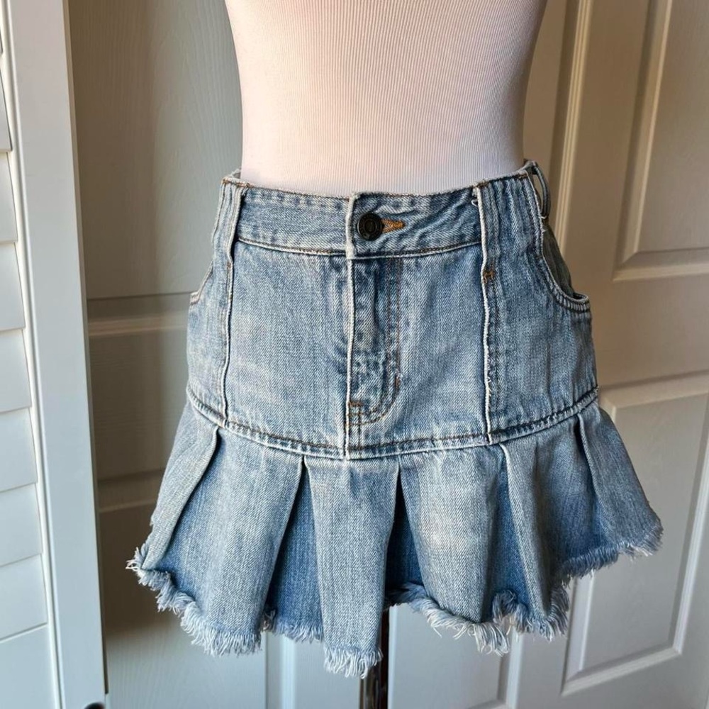 Denim Mini Skirt
